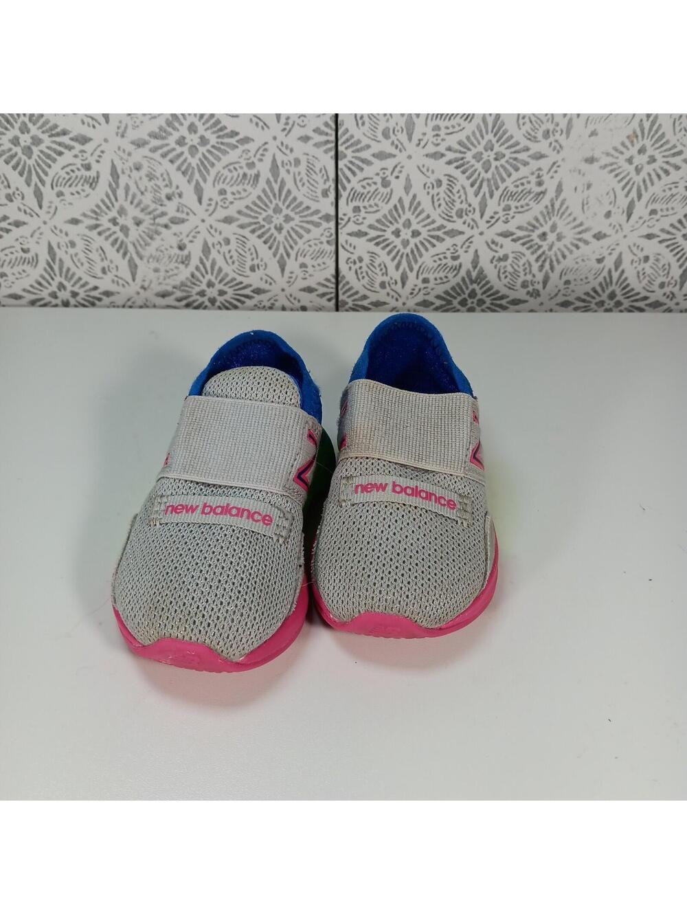 New Balance Fesh Foam Roav V1 Slip on Mesh Sneakers for Toddlers Colorful Sz 4